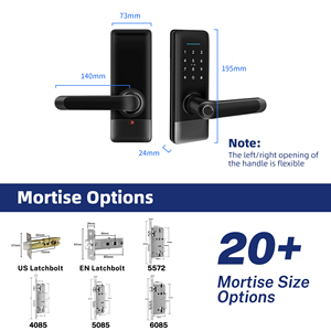 Liliwise High <strong>Security</strong> Fingerprint Smart Door Lock WIFI BLE APP Digital Smart Lock for Airbnb and Condo Apartment <strong>Project</strong> - Product Image 5