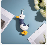 Porte-clés Douyin Super Doux en Peluche Animal Mignon Canard Encourager, Figurine, Breloque de Sac, Pendentifs et Accessoires en Gros