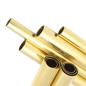 Tuyau de cuivre droit sans soudure en métal au prix d'usine, 1/2 pouce, 3/4 pouce, tube rond en cuivre avec taille personnalisée - Product Image 4