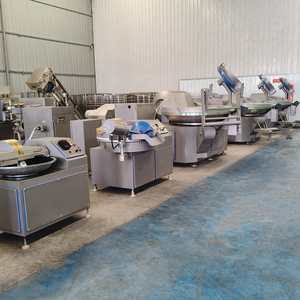 Aimeida Hachoir à viande multifonctionnel automatique en acier inoxydable 304, triphasé 380V, à lames courbes, 6 lames, capacité de 300 kg - Product Image 2