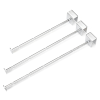 Crochets de suspension noirs pour panneaux perforés, accessoires métalliques pour présentoirs de quincaillerie et outils, pour magasins de détail - Produit très vendu