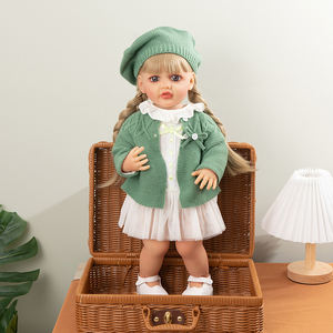 Emotional <span class=keywords><strong>Companion</strong></span> Reborn <span class=keywords><strong>Dolls</strong></span> 55cm Voll vinyl Körper puppen Benutzer definierte Silikon Baby puppen Neugeborene - Product Image 2