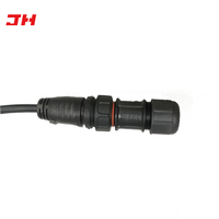 Conector de Cable Tipo T JIAHUI M20 de 4 Pines, Enchufe y Tomacorriente Impermeables IP68 para Equipos Industriales de Exterior