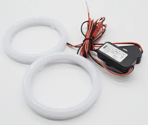 retrofit parts 80mm/95mm 3W colorful led cotton angel eyes halo rings for hid projector lens light