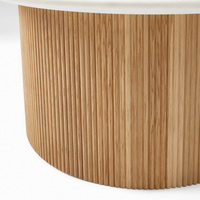 Vente directe de table ronde moderne en bois table basse d'appoint unique de luxe conçoit des tables basses européennes pour le mobilier de maison