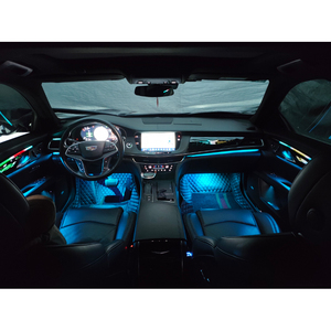 Kit d'éclairage d'ambiance intérieur LED 256 couleurs Symphony pour Cadillac CT6 2016-2022, accessoires de décoration de bande lumineuse - Product Image 4