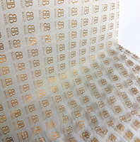 Papier de soie artisanal personnalisé, écologique, biodégradable, résistant à la graisse, recyclable, avec logo, pour l'emballage de vêtements et de cadeaux