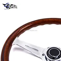 Classic Wooden Style Racing Car Steering Wheel