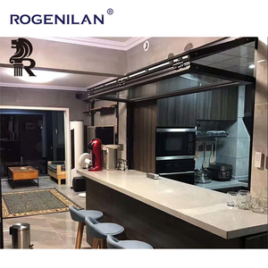 Rogenilan nhôm bi gấp accordion Kính trượt Windows nhôm ban công ngang gấp Windows - Product Image 3