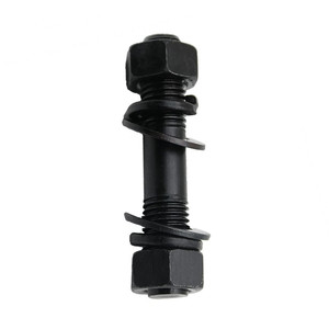 สลักเกลียวเหล็กกล้าคาร์บอน A193 Gr.b7 Inox B16 Astm A320 A193 เกรด L7 10.9 แบบปลายสองด้านพร้อมน็อตและแหวนรอง - Product Image 1