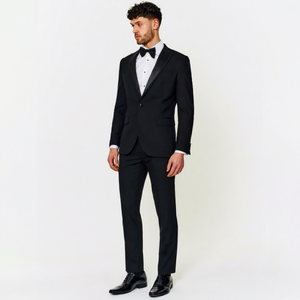 Fashionable men's and Women's Spring Autumn Office Casual Two Piece <b>Set</b> Solid Color Suit Coat <b>Blazer</b> Pants Button for Work - Product Image 1