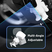 Moniteur de caméra de voiture portable 7 pouces, vision nocturne, grand angle, écran tactile LCD orienté vers l'arrière pour la sécurité des enfants, Android Auto, lecteur USB CD