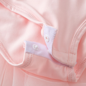 Leotardos gimnásticos de <span class=keywords><strong>Ballet</strong></span> de algodón de manga corta, Ropa de baile para niños, grupo de edad - Product Image 4