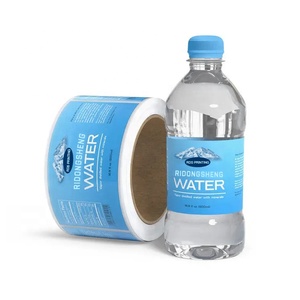 Tùy chỉnh không thấm nước PVC nhãn hiệu riêng in ấn logo Sticker CuộN nước uống chai bao bì nhãn - Product Image 2