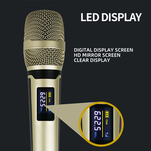 Micrófono Dinámico Inalámbrico UHF Profesional de Mano, con Cancelación de Ruido, Batería de Litio Recargable, Sistema de Karaoke Todo en Uno - Product Image 4