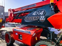 Nouvelle plateforme élévatrice articulée électrique BA22ERT 22,21 m, 230 kg, automotrice, nacelle élévatrice 4x4 tout-terrain