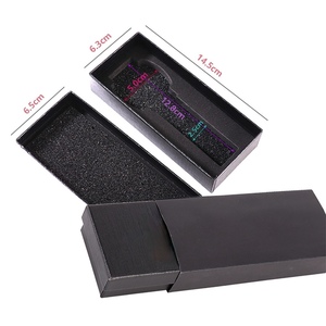 Boîte de présentation élégante noire légère rectangulaire pour montres, organisateur de rangement pour montres-bracelets homme et femme, idéale pour la présentation de cadeaux - Product Image 5