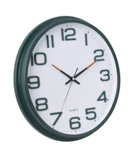 プラスチッククラフト時計大型円形壁時計3D立体デジタルダイヤルデザイン16インチサイレントウォールクロック