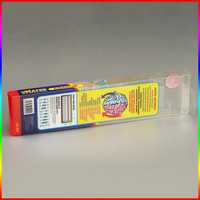 Boîtes d'emballage en PVC en plastique imprimées transparentes cuboïdes Petite boîte d'emballage cosmétique en plastique