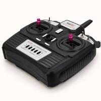 Système émetteur-récepteur radio Hotrc KT-6A 2.4G 6CH FHSS avec boîte pour machine KT Board, avion RC, drone FPV, modèle DIY