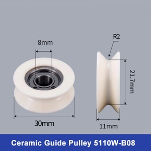 Roues de guidage entièrement céramiques 30*11mm pour le tréfilage, OEM disponible, certifiées ISO9001 - Product Image 4