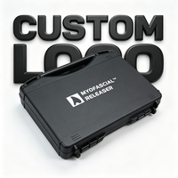 U-A001 Caja de Herramientas Portátil de Plástico PP Resistente de 9 Pulgadas, Económica y Ligera, con Inserto de Espuma Protectora a Prueba de Golpes Personalizado