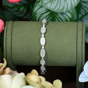 HIBRIDE exquis or blanc couleur cubique Zircon femmes haute qualité Bracelets Bracelets accessoires de fête de mariage B-189 - Product Image 2