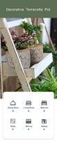 Mini Pots en argile à bonsaï imprimé de feuilles modernes, 13 pièces, petits Pots succulents