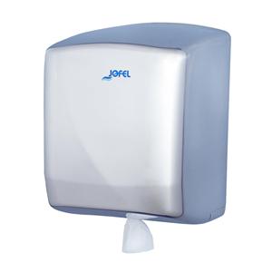 Dispenser per Asciugamani di Carta Jofel in Acciaio Inox Grigio da Parete per Bagno - Product Image 1