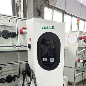 Xe điện thương mại Trạm Sạc EV sạc đống 3 giai đoạn tầng gắn kết loại 2 32A kép 22Kw EV sạc với thẻ RFID - Product Image 4