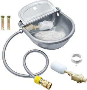 Abreuvoir automatique pour animaux en acier inoxydable pour chien, cheval, chèvre, cochon, vache, bétail, <span class=keywords><strong>distributeur</strong></span> d'<span class=keywords><strong>eau</strong></span> - Product Image 1