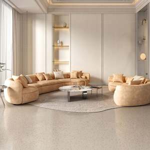 Divano a Tre Posti Moderno Curvo per Soggiorno Suessen 2025, Design Personalizzato e Bellissimo - Product Image 4