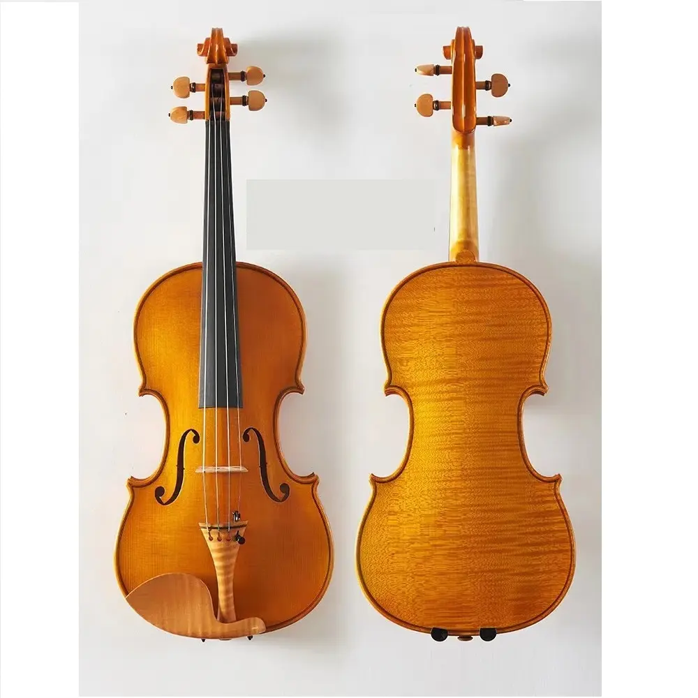 Stradivari personalizzato 1715 europeo fiamma acero legno massello violino professionale 4/4 personalizzato