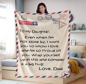 Alla coperta di <span class=keywords><strong>mia</strong></span> <span class=keywords><strong>figlia</strong></span> da papà-incoraggia e ama l'anniversario presente coperta per la festa della mamma alla <span class=keywords><strong>figlia</strong></span> dai regali del papà - Product Image 1