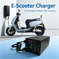 Chargeur automatique intelligent AC/DC 60V15A pour tricycle électrique à batterie au plomb, coque en aluminium