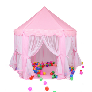 Nuova <span class=keywords><strong>Tenda</strong></span> da Gioco Esagonale Pop-up a Forma di Castello per Bambine, Casa Gioco con Luce, <span class=keywords><strong>Tenda</strong></span> per Bambini - Product Image 2