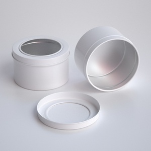 Envase Metálico Redondo de 180 ml para Azafrán, Envase de Metal para Té con Ventana, Latas para Té Suelto y Té de Flores - Product Image 3