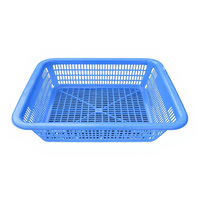 Panier en plastique en gros pour l'agriculture, fruits, légumes, panier empilable en plastique PP