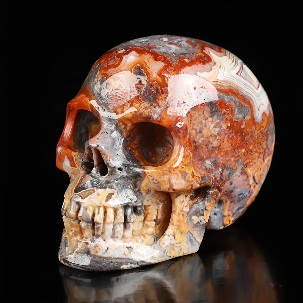 หัวกะโหลกอาเกตเงิน