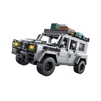 Bloques de Construcción para Niños, Modelo de Camioneta Todoterreno Tech-Storm, Juguete de Ensamblaje DIY, Personalizable, Sets de Bloques de Construcción MOC