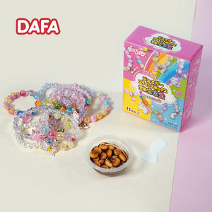 Cuentas <span class=keywords><strong>el</strong></span>ásticas DIY para joyería para niñas, pulsera de dibujos animados de princesa, caja ciega y taza para galletas de Chocolate - Product Image 3