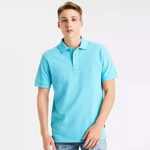 Personalizada de algodón Casual de los hombres de Golf para Polo camiseta de talla grande transpirable Anti-Pilling bordado Logo lavado Jersey diseño en blanco - Product Image 6