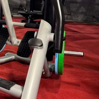 Máquina de remo comercial para entrenamiento de fuerza, con placas de 3 mm de grosor, entrenamiento con carga, Iso-lateral Premium
