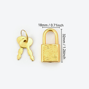 Mini Lucchetti Carini per Diari, Piccoli Lucchetti per Bagagli con Chiavi per Scatole di Gioielli, Decorazioni o Accessori per Borse - Product Image 5