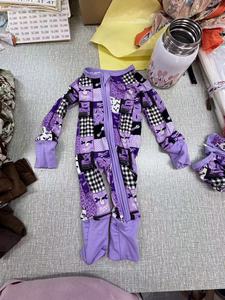 RTS Bamboo Sleeper Summer with Two Way Zipper for Unisex Rts Bamboo Baby Romper Bamboo Zippy - Product Image 4