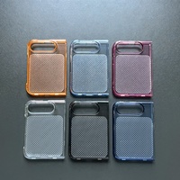 Étui de téléphone en fibre de carbone pour iPhone Duo, coque de protection ultra-fine pour téléphone pliable 18 Duo
