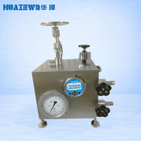 Testeur de poids mort hydraulique 600 bars, classe 0.05, calibrateur de manomètre à piston pour l'étalonnage des manomètres
