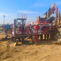 Installation Modulaire de Concassage de Roches à Deux Étapes (Broyeur à Mâchoires et Cône) 300 TPH avec Crible Vibrant XGN et Alimentateur pour l'Exploitation Minière de Minerai de Fer