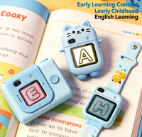 2026 Set Kamera Jam Tangan Anak 3-in-1 Baru, Kamera Digital Anak Multifungsi dengan Kantong Lepas Pasang dan 180 °   Lensa HD Berputar