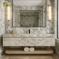Prix d'usine MT STONE, dalle de marbre Calcutta Gold d'Italie pour panneau mural intérieur, îlot de cuisine, comptoir, carrelage de sol, meuble-lavabo